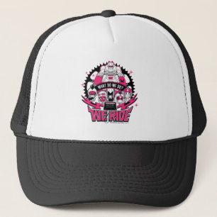 Teen Titans Go! "We Ride" Retro Moto Graphic Trucker Hat