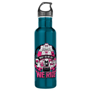 Teen Titans Go! "We Ride" Retro Moto Graphic Water Bottle
