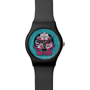 Teen Titans Go!   "We Ride" Retro Moto Graphic Wristwatch