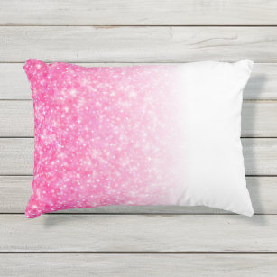 Teen Girls Pink Sparkly Pillows Decorative Throw Pillows Zazzle