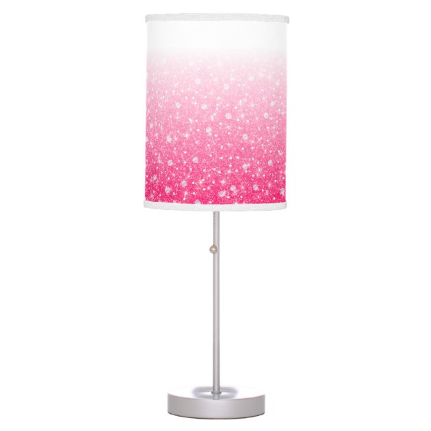 girls pink bedside lamp