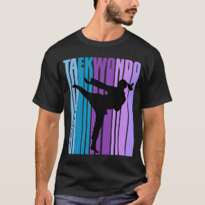 Teen Vintage Karate Birthday Cool Colors Gray Fanc T-Shirt