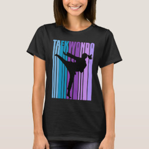 Teen Vintage Karate Birthday Cool Colors Gray Fanc T-Shirt