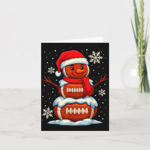 Teenage Boys Christmas Pajamas, American Football  Card