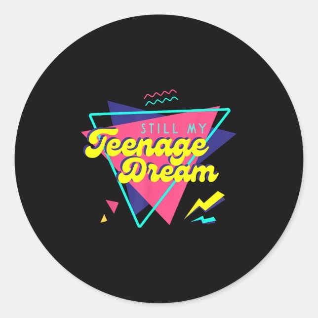 Teenage Dream  Classic Round Sticker (Front)