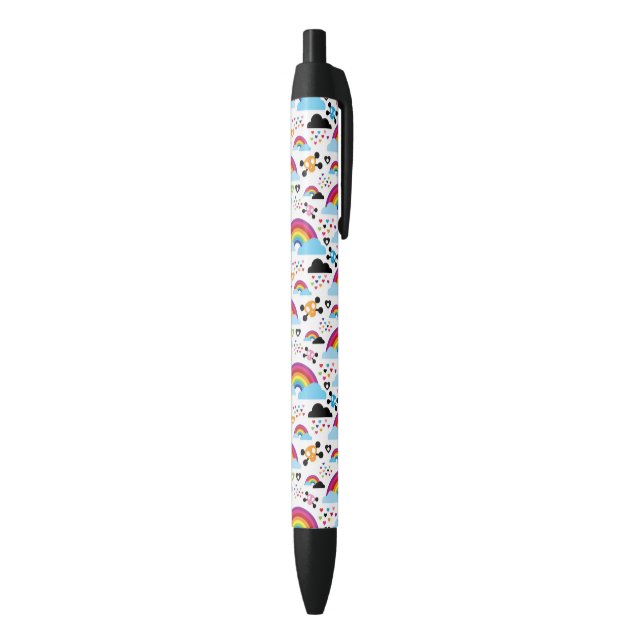 Teenage emo rainbow skull background pen (Bottom (Vertical))