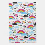 Teenage emo rainbow skull background towel