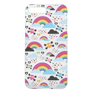 Teenage emo rainbow skull background iPhone 8 plus/7 plus case