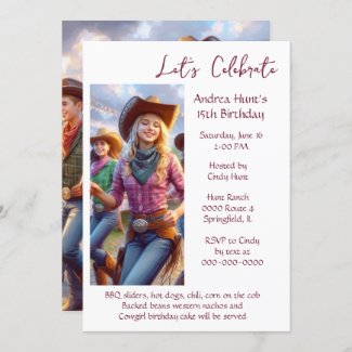 Teenage Girl 15th Birthday Party 