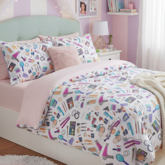 Teenage Girls Glamour  Duvet Cover