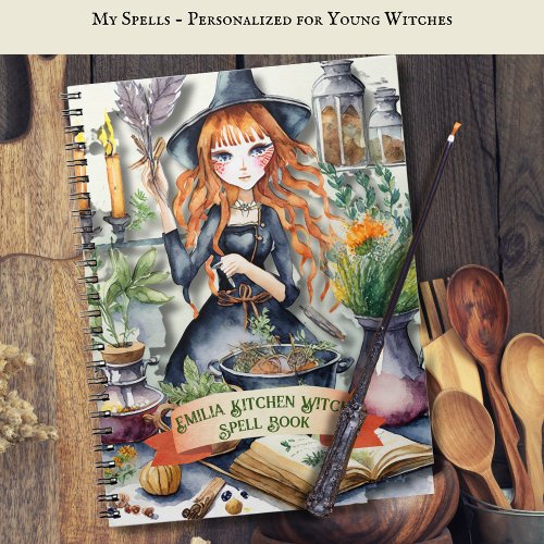 Teenage KITCHEN Witch Spells Book Grimoire