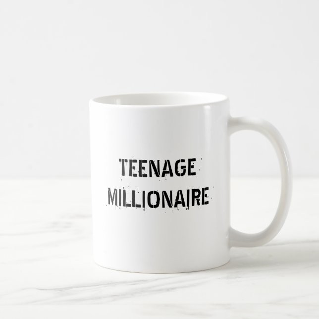 TEENAGE MILLIONAIRE COFFEE MUG (Right)