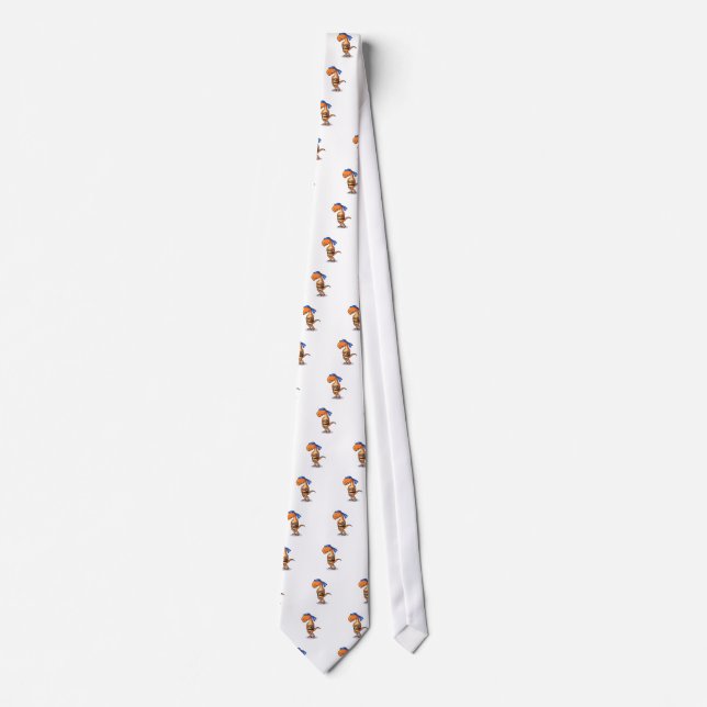 Teenage mutant ninja Raptor! Neck Tie (Front)