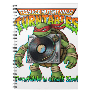 teenage mutant ninja turntable  notebook