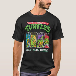 Teenage Mutant Ninjaurtles Select Yoururtle Video  T-Shirt