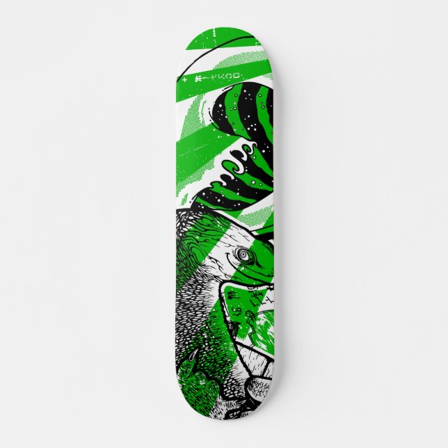 Teenage Mutant Tsunami Surfin Skateboard Deck (Front)