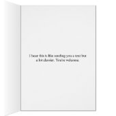 Teenage romance sarcastic card (Inside (Right))