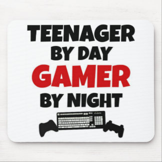Teenager by Day Gamer by Night Mouse Pad