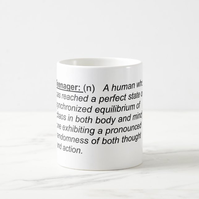 Teenager Coffee Mug (Center)