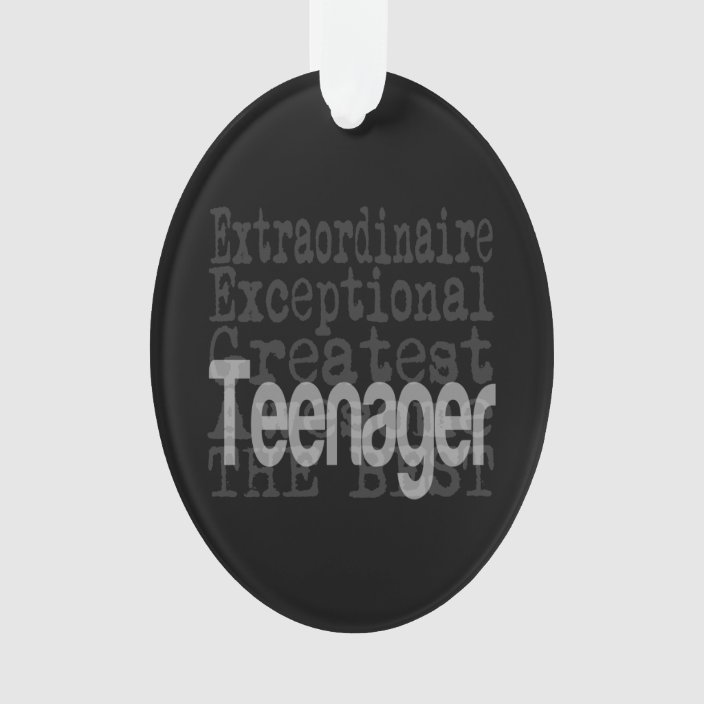 teenager ornament
