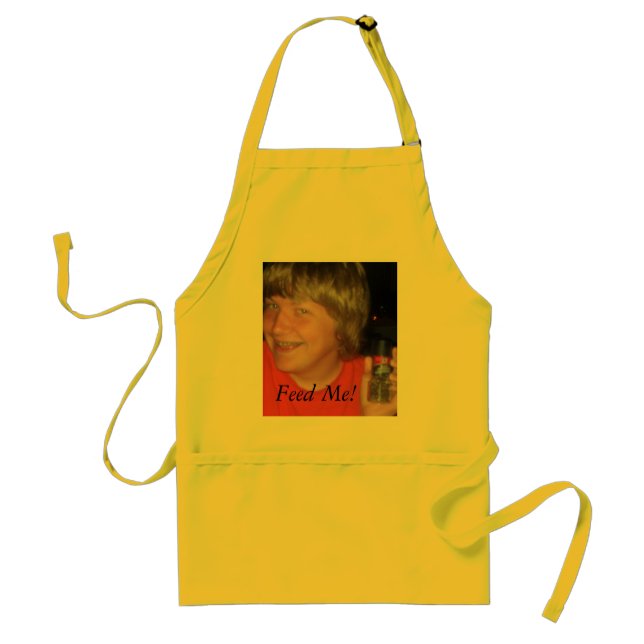 Teenager needs food adult apron (Front)