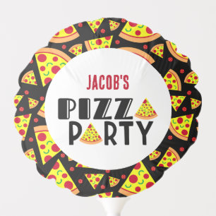 Teenager Pizza Birthday Party Decor Balloon