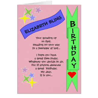 Teenagers Birthday Card