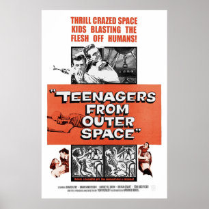 Teenagers From Outer Space Poster