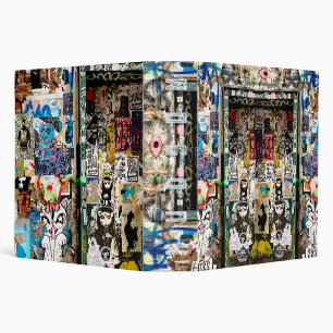 Teenagers Kid Graffiti City Binder Notebook School