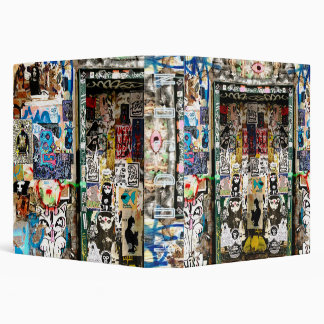 Teenagers Kid Graffiti City Binder Notebook School