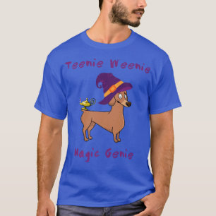 Teenie Weenie Magic Genie dog Humor Halloween for T-Shirt