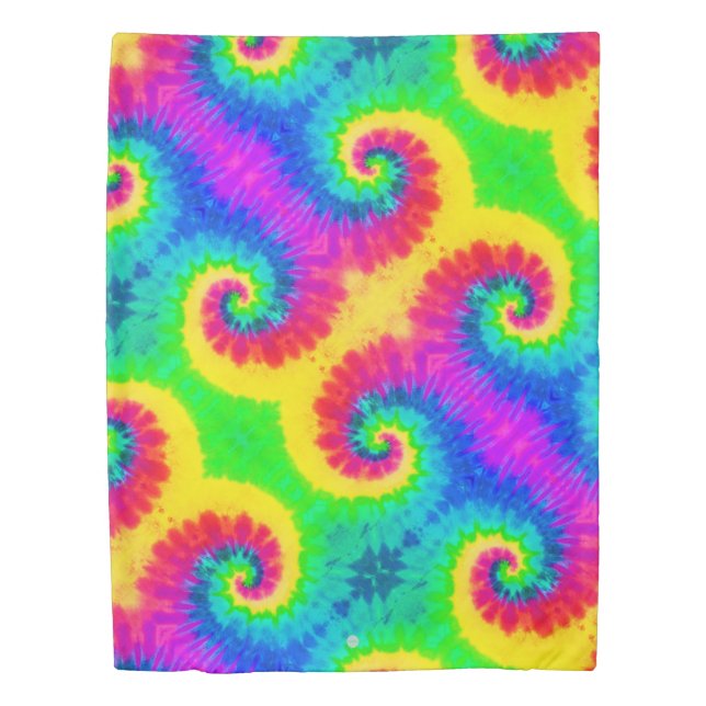 Teens Tie Dye Look Throw Pillow HAMbyWG Duvet Cove (Front)