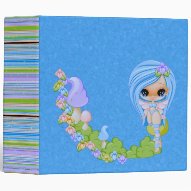 Teensy Fae Cute Faery Binder (Front/Spine)