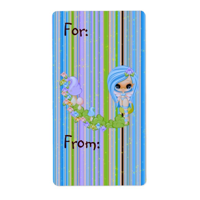 Teensy Fae Cute Faery Label (Front)