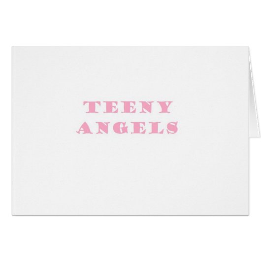 teeny angels cards (Front Horizontal)
