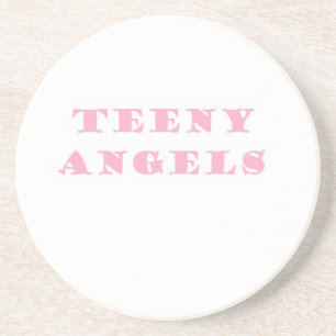 teeny angels drink coaster