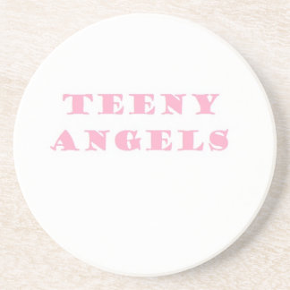 teeny angels drink coaster