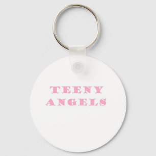 teeny angels keychain