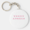 teeny angels keychain