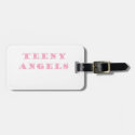 teeny angels luggage tag