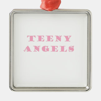 teeny angels metal ornament