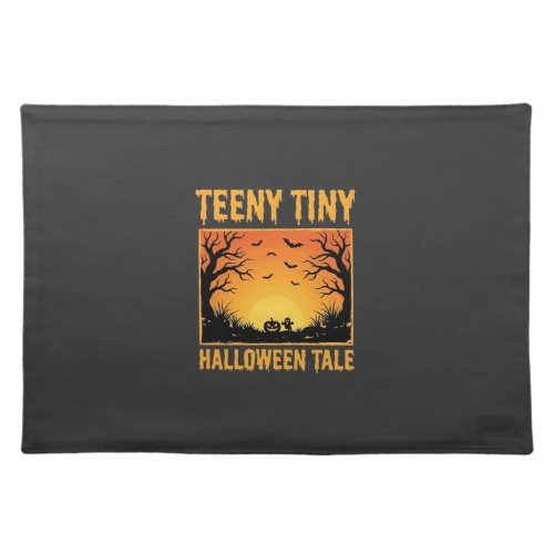 Teeny Tiny Halloween Tale Haunted Forest Design_1 Cloth Placemat