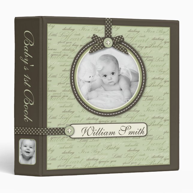 Teeny Toes GRN Photo Album Binder (Front/Spine)