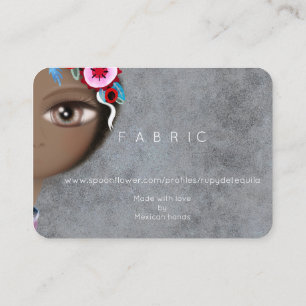 Teeny Weeny Afro  Huge eyes black Sweet Art  Calling Card