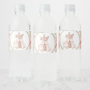 TeePee Fox Baby Shower Water Bottle Labels