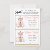 TeePee Fox Boho Tribal Diaper Raffle Tickets (Front)