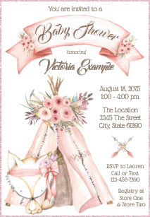 Girls Fox Baby Shower Gifts On Zazzle Girls Fox Baby Shower Gifts On Zazzle