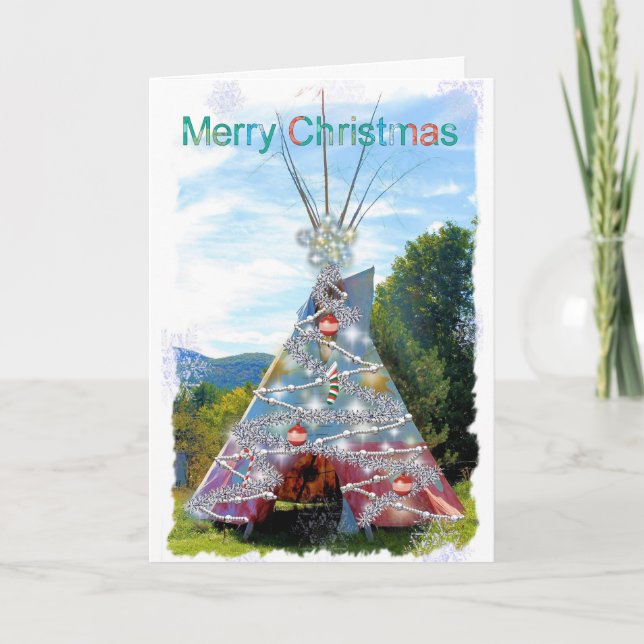 TeePee Merry Christmas Card (Front)