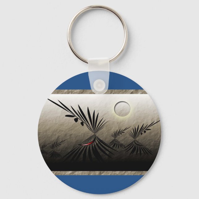 Teepee Village Keychain (Front)
