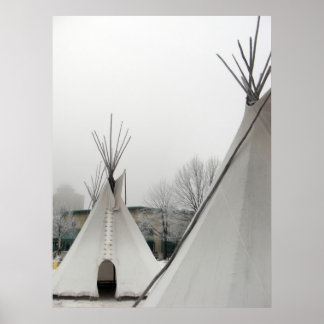 Teepees Print
